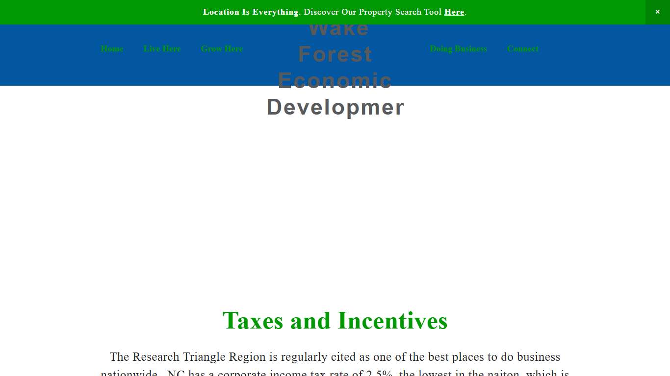 Wake Forest Business & Industry Partnership